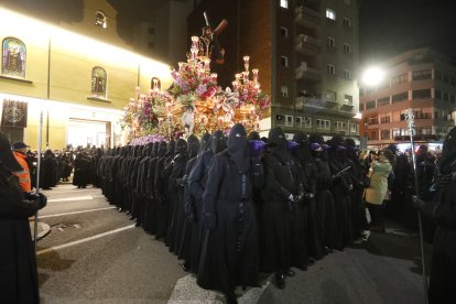 Un momento de la Procesión de la Pasión.