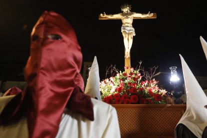 Un momento de la Procesión Rosario de Pasión.