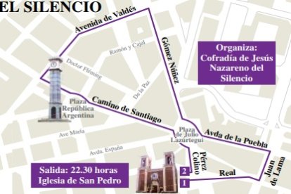 Recorrido y restricciones por la procesión del Silencio