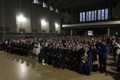 Procesión de la Soledad, en la iglesia de Jesús Divino Obrero.