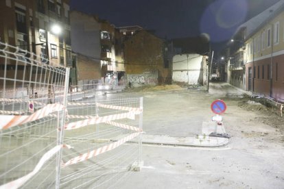 Las obras de la segunda fase de la Ronda Interior están sin terminar.