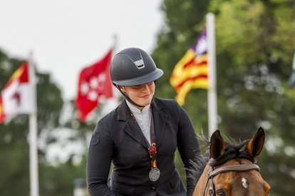 La amazona leonesa Sara Martínez Sáez, subcampeona de España Universitaria