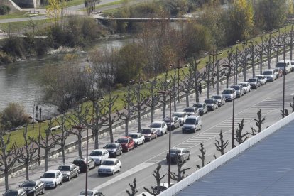 Vista de la avenida Sáenz de Miera.