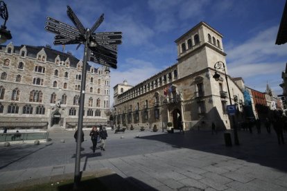 Palacio de los Guzmanes, sede de la Diputación de León.