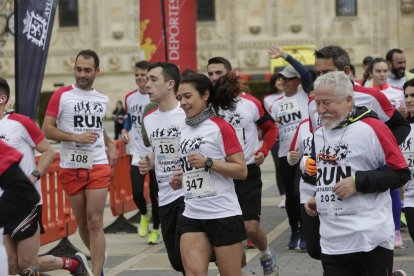 Carrera solidaria por la lucha contra la enfermedad.