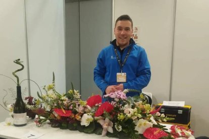 Víctor Álvarez, medalla de oro en jardinería.