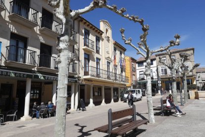 Fachada del Ayuntamiento de Sahagún.