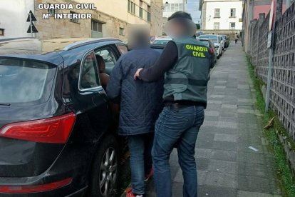 Imagen del condenado en el momento de su detención.