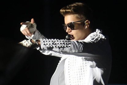 El cantante canadiense Justin Bieber.