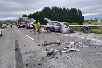 Fotografía del accidente.