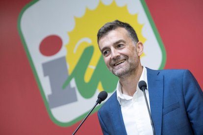Imagen de archivo del excoordinador de IU Andalucía, Antonio Maíllo. EFE/Pepo Herrera