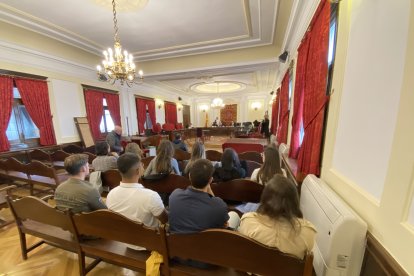 Alumnos de la Facultad de Derecho de la Universidad de León, siguieron la vista
.