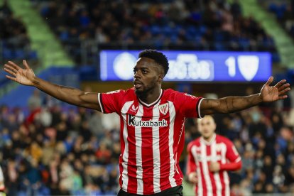 - El delantero del Athletic Club, Iñaki Williams. EFE / Sergio Pérez.