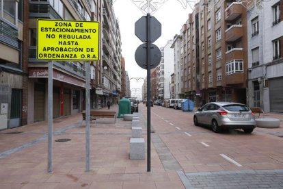 Tramo reurbanizado en Padre Isla.