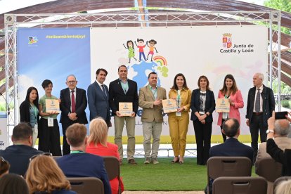 Entrega del sello ambiental 'Centro Educativo Sostenible'.