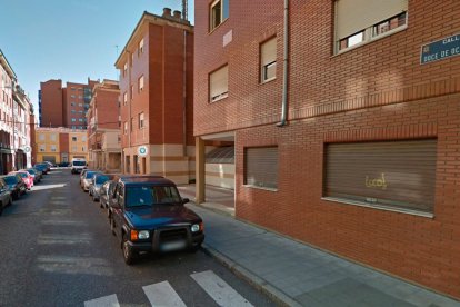 Vista de la calle 12 de octubre de León.