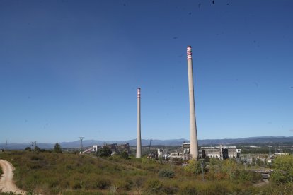 Imagen de Compostilla tras el derribo de las torres de refrigeración.