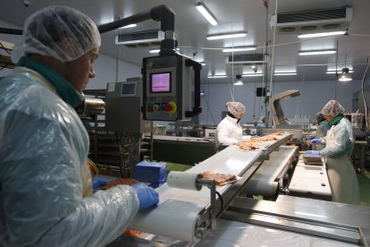 Trabajadores de la empresa La Balinesa.