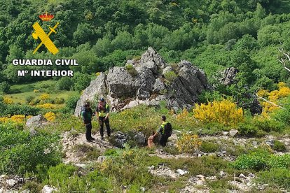 Zona donde fue encontrado el cadáver del excursionista.