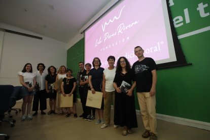 Momento de la presentación, este viernes, en la Uned de Ponferrada.