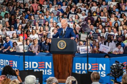 Intervención de Biden en Carolina del Norte.