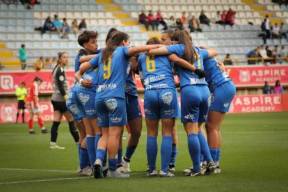 El Olímpico de León, en los momentos previos a empezar el partido.