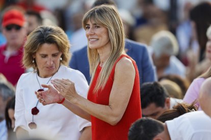 Imagen de archivo de la mujer del secretario general del PSOE y presidente del Gobierno, Pedro Sánchez, Begoña Gómez. EFE/ Jorge Zapata