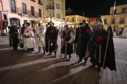 Imagen del inicio de la Quiebra de la Lunas, a medianoche del miércoles.