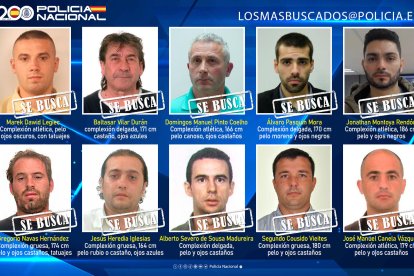 La Policía Nacional busca a diez fugitivos que podrían encontrarse en España, y la colaboración ciudadana puede ser determinante para su localización, por lo que se ha habilitado una dirección de correo electrónico específica, losmasbuscados@policia.es para que los ciudadanos que crean tener algún dato que pueda conducir a su localización lo comuniquen a los investigadores de forma totalmente confidencial. Tan solo en el año 2023 la Sección de Localización de Fugitivos ha participado en la detención de 390 prófugos de la justicia por distintas reclamaciones tanto nacionales como internacionales.-EFE/ Policía Nacional ***SOLO USO EDITORIAL/SOLO DISPONIBLE PARA ILUSTRAR LA NOTICIA QUE ACOMPAÑA (CRÉDITO OBLIGATORIO)***