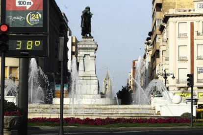 El termómetro de Guzmán en una imagen de archivo.