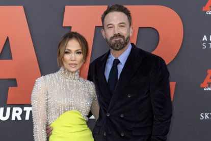 Imagen de Jennifer Lopez y Ben Affleck el 27 de marzo de 2023 en Los Ángeles.