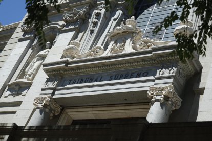 Vista de la fachada principal del Palacio de las Salesas Reales, actualmente sede del Tribunal Supremo. EFE/ Mariscal