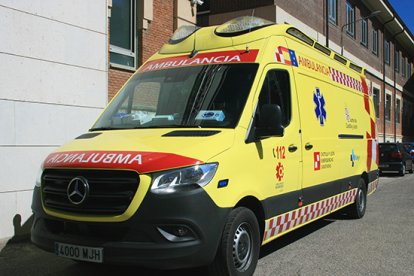 Ambulancia del servicio de emergencias de Castilla y León