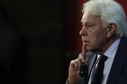 El expresidente del Gobierno Felipe González, en una imagen del pasado abril. EFE/ Elvis González