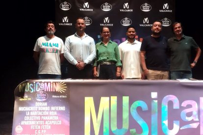 Presentación del Festival Musicamino, en el Teatro Villafranquino de Villafranca del Bierzo.