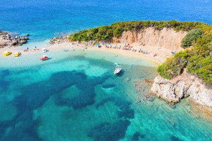 Playa de Ksamil, en Albania