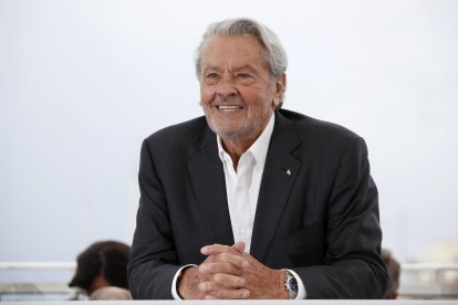 El actor Alain Delon durante su última aparición pública en 2019 en el Festival de Cannes. EFE/EPA/IAN LANGSDON