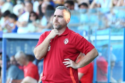 Javi Rey, entrenador de la Ponferradina