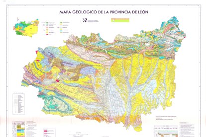 Mapa que publica el IGME.