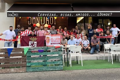 Nueva sede de la Peña Sportiguista El León Rojiblanco.