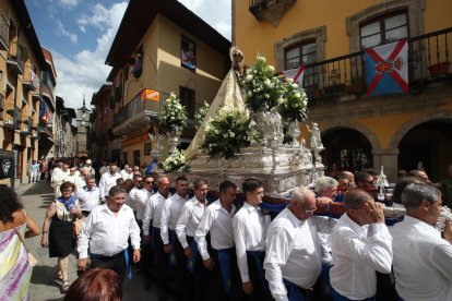 Procesion de la Virgen de la Encina, en una imagen de archivo.