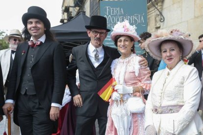 Imagen de archivo de otra edición de la Feria Modernista de León.