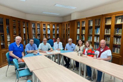 La junta directiva del Sindicato de Veterinarios de León (Sivele-Uscal) se reunió esta semana.