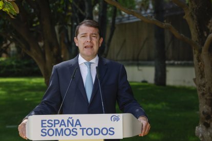 El presidente de la Junta de Castilla y León, Alfonso Fernández Mañueco la semana pasada. EFE/ J.P. Gandul