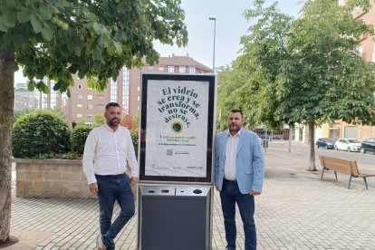 Campaña de reciclaje del Ayuntamiento de León y Ecovidrio.