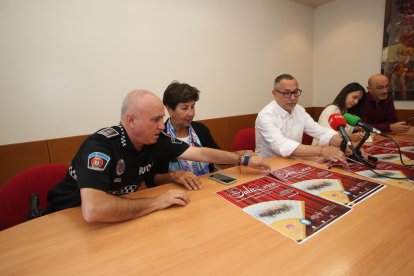 Presentación de la gala de la Policía Municipal, este miércoles.