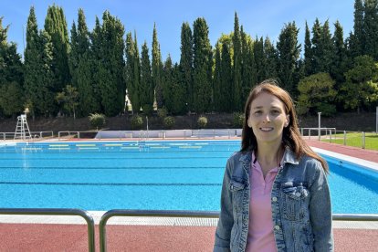 Eva González, en una imagen facilitada por el Ayuntamiento de Ponferrada.