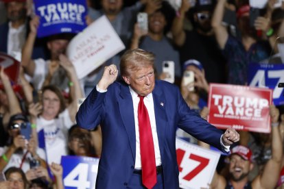 El expresidente de Estados Unidos y candidato republicano, Donald Trump, en una foto de archivo. EFE/EPA/BIZUAYEHU TESFAYE