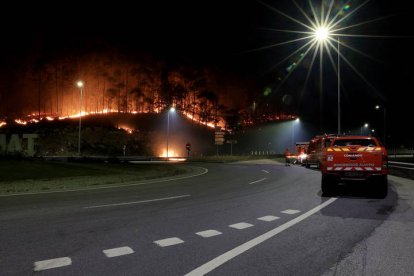 Incendios en Portugal.