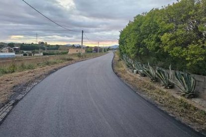 Estado de cómo quedó la calle reacondicionada.